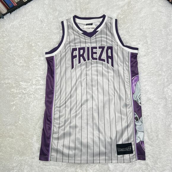 DRAGON BALL Z FRIEZA BASKETBALL JERSEY BOXLUNCH SHIRT - Picture 1 of 5